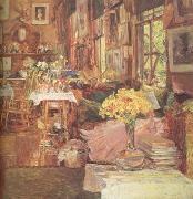 Childe Hassam The Room of Flowers (nn03) Sweden oil painting reproduction